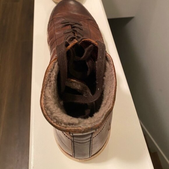 Frye Brown Leather Sneakers - Picture 6 of 7